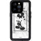Disney Mickey Mouse Shape on Marble iPhone 14 Pro Waterproof Case