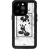 Disney Mickey Mouse Shape on Marble iPhone 14 Pro Waterproof Case