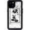 Disney Mickey Mouse Shape on Marble iPhone 15 Plus Waterproof Case