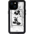 Disney Mickey Mouse Shape on Marble iPhone 15 Waterproof Case