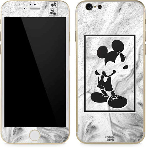 Disney Mickey Mouse Shape on Marble iPhone 6/6s Skin