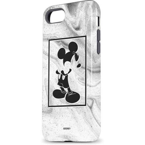 Disney Mickey Mouse Shape on Marble iPhone 7 Pro Case