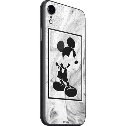 Disney Mickey Mouse Shape on Marble iPhone SE (2nd & 3rd Gen) Skin
