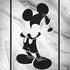 Disney Mickey Mouse Shape on Marble iPhone X Skin