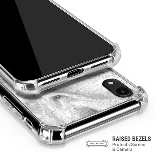 Disney Mickey Mouse Shape on Marble iPhone XR Clear Case