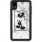 Disney Mickey Mouse Shape on Marble iPhone XR Waterproof Case