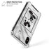 Disney Mickey Mouse Shape on Marble iPhone XS Max Clear Case