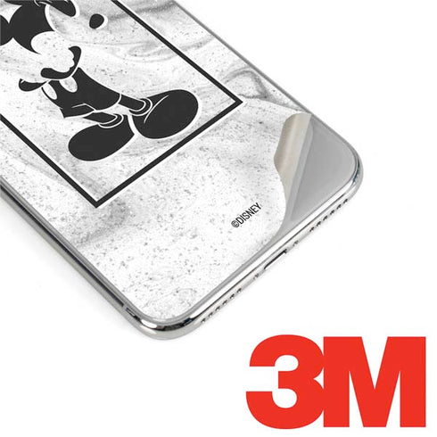 Disney Mickey Mouse Shape on Marble iPhone XS Max Skin