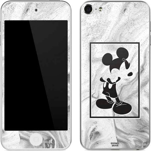 Disney Mickey Mouse Shape on Marble Apple iPod Skin
