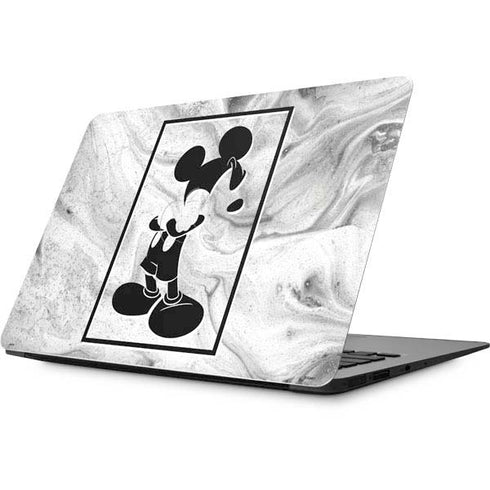 Disney Mickey Mouse Shape on Marble Apple MacBook Skin