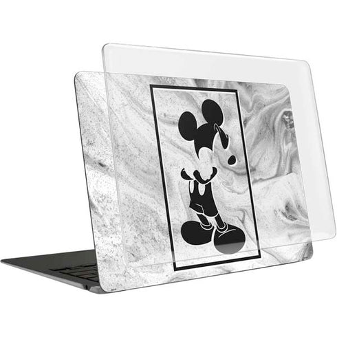 Disney Mickey Mouse Shape on Marble MacBook Air 13in (2020) Case plus Skin