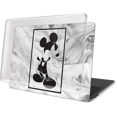 Disney Mickey Mouse Shape on Marble MacBook Pro 13in (2020) Case plus Skin