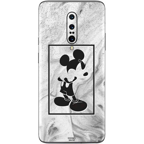 Disney Mickey Mouse Shape on Marble OnePlus 7 Pro Skin