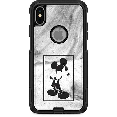 Disney Mickey Mouse Shape on Marble Otterbox Commuter iPhone Skin