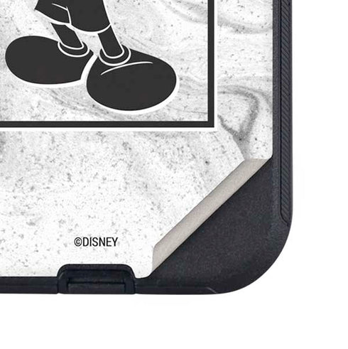 Disney Mickey Mouse Shape on Marble Otterbox Defender iPhone Skin