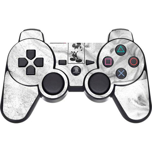 Disney Mickey Mouse Shape on Marble PS3 Dual Shock wireless controller Skin