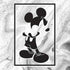 Disney Mickey Mouse Shape on Marble PS4 Console Skin