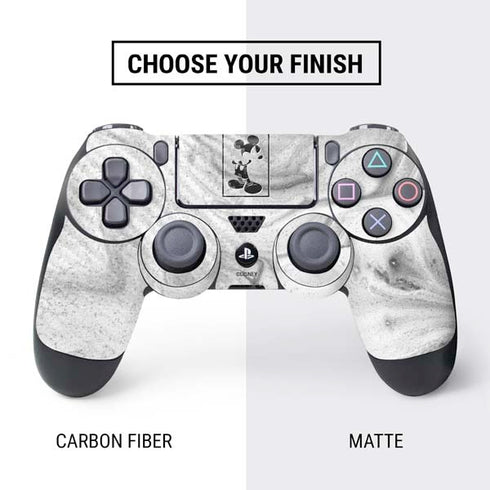Disney Mickey Mouse Shape on Marble PS4 Controller Skin