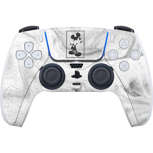 Disney Mickey Mouse Shape on Marble PS5 Controller Skin
