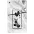 Disney Mickey Mouse Shape on Marble PS5 Slim Disk Console Skin