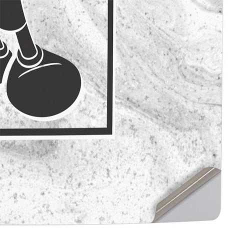 Disney Mickey Mouse Shape on Marble PS5 Slim Disk Console Skin