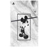 Disney Mickey Mouse Shape on Marble PS5 Slim Digital Edition Console Skin
