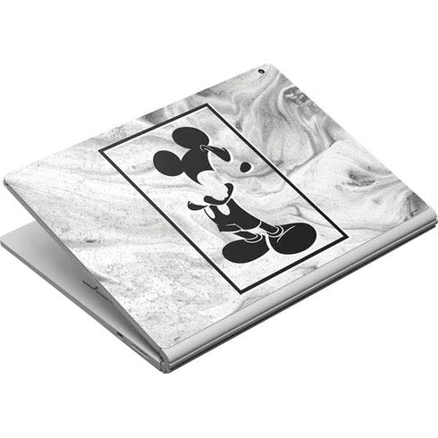 Disney Mickey Mouse Shape on Marble Surface Book Skin