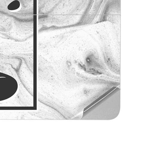 Disney Mickey Mouse Shape on Marble Surface Laptop Studio Skin