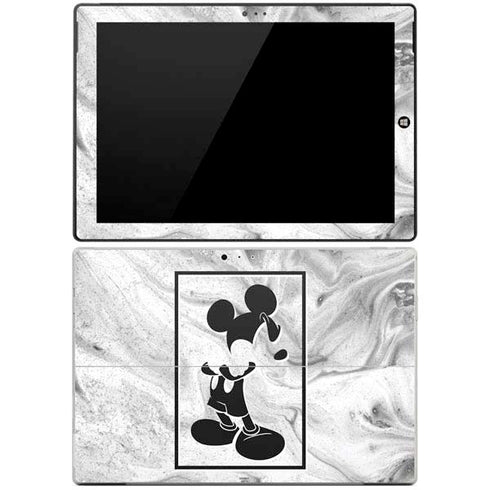 Disney Mickey Mouse Shape on Marble Surface Pro 3 Skin