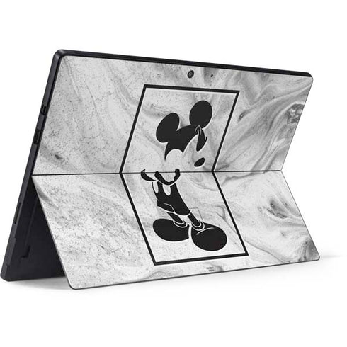 Disney Mickey Mouse Shape on Marble Surface Pro 7 Skin