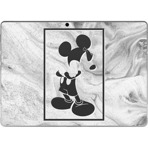 Disney Mickey Mouse Shape on Marble Surface Pro 9 Skin