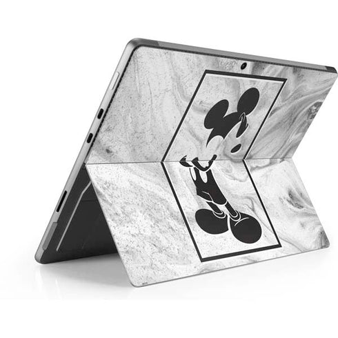 Disney Mickey Mouse Shape on Marble Surface Pro 9 Skin