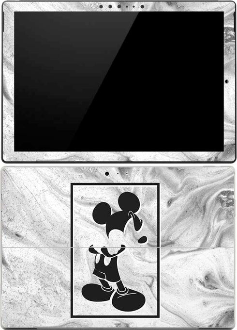 Disney Mickey Mouse Shape on Marble Surface Pro (2017) Skin