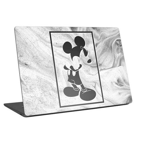 Disney Mickey Mouse Shape on Marble Universal Laptop 18in (14.6 x 10.6in) Skin