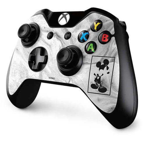 Disney Mickey Mouse Shape on Marble Xbox One Controller Skin
