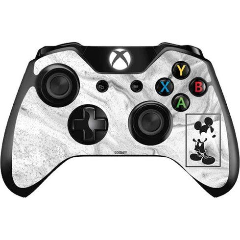 Disney Mickey Mouse Shape on Marble Xbox One Controller Skin
