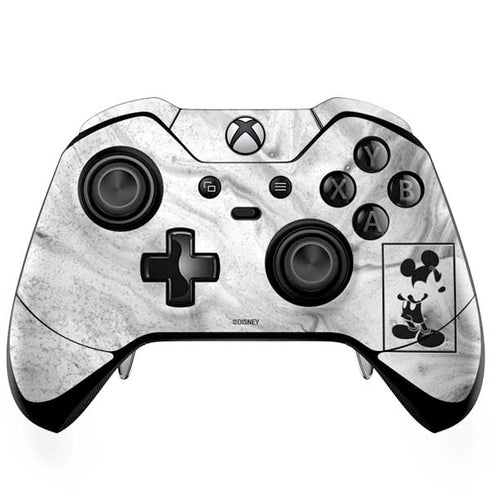 Disney Mickey Mouse Shape on Marble Xbox One Elite Controller Skin