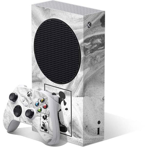 Disney Mickey Mouse Shape on Marble Xbox Series S Skins