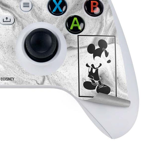 Disney Mickey Mouse Shape on Marble Xbox Series S Skins