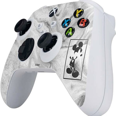 Disney Mickey Mouse Shape on Marble Xbox Series S Controller Skin