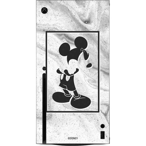 Disney Mickey Mouse Shape on Marble Xbox Series X Console Skin