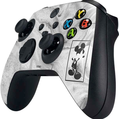 Disney Mickey Mouse Shape on Marble Xbox Series X Controller Skin