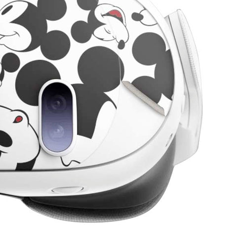 Disney Mickey Mouse Face Pattern Meta Quest 3 Skin