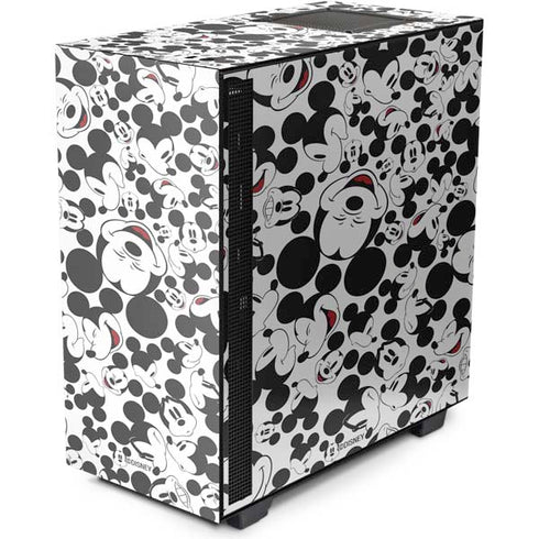 Disney Mickey Mouse Face Pattern NZXT H510 Compact ATX Mid-Tower Case Skin