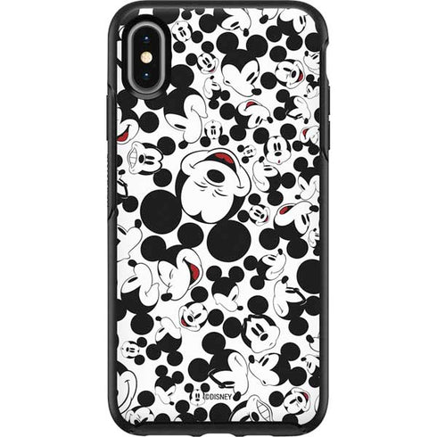 Disney Mickey Mouse Face Pattern Otterbox Symmetry iPhone Skin