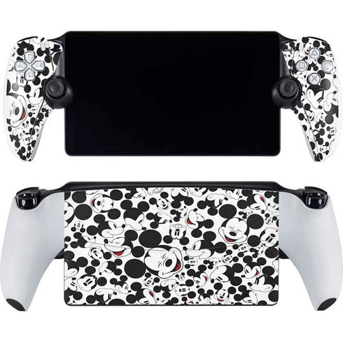 Disney Mickey Mouse Face Pattern PlayStation Portal Remote Player Skin