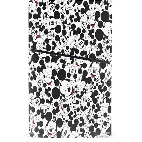 Disney Mickey Mouse Face Pattern PS5 Slim Digital Edition Bundle Skin