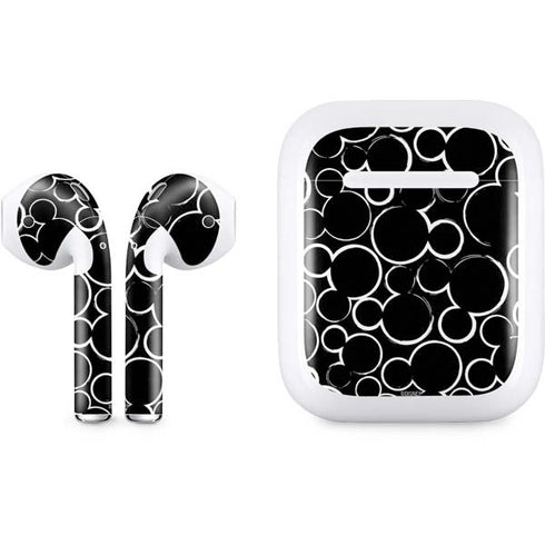 Disney Mickey Mouse Logo Pattern Apple AirPods Skin
