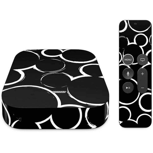 Disney Mickey Mouse Logo Pattern Apple TV Skin