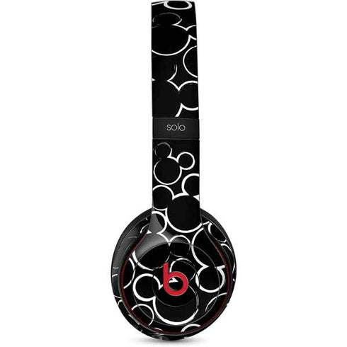Disney Mickey Mouse Logo Pattern Beats Solo 2 Wireless Skin